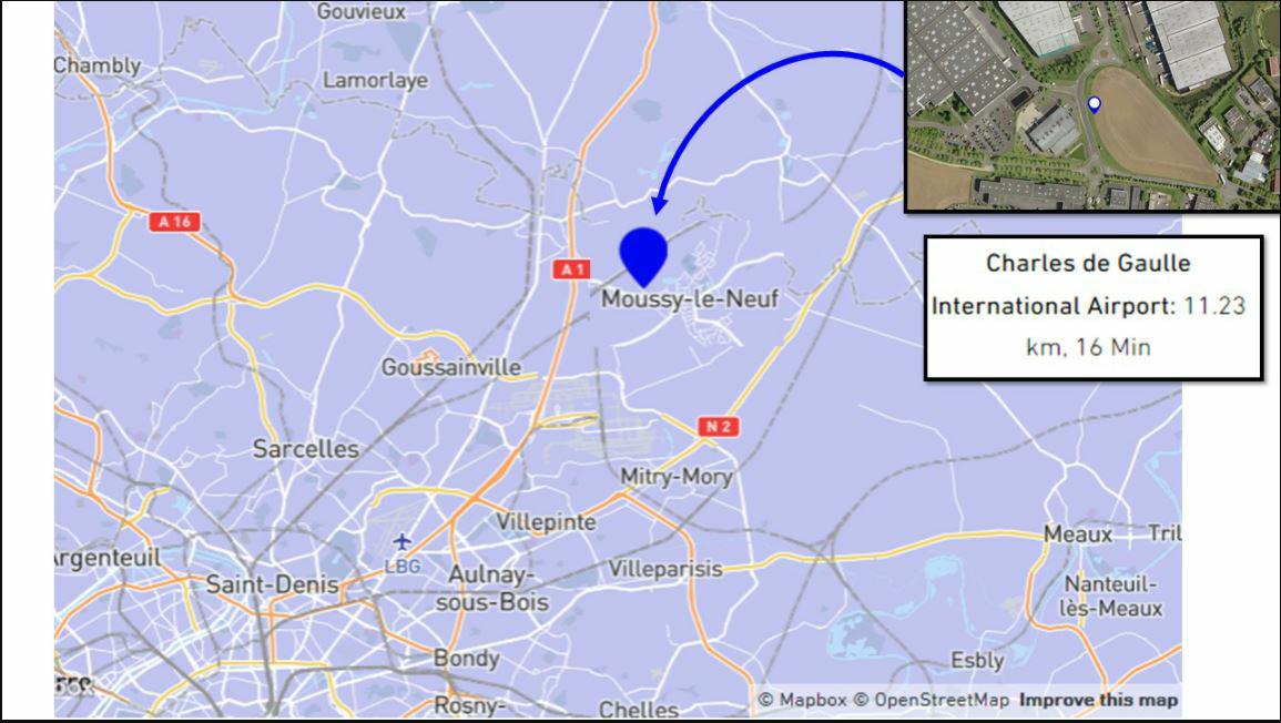 Entrepôt classe a Moussy-le-Neuf 5527m² Location entrepôt classe a Moussy-le-Neuf Seine-et-Marne OLLOG2106372 1